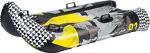Restart Opblaasbare Sneeuwglijder - Downhill Racer - Zwart/Grijs/Geel