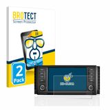 BROTECT Screenprotector voor Seat Leon 5F 2018 Media System Plus 2016 8" - Folie Beschermfolie transparant 2 Stuks