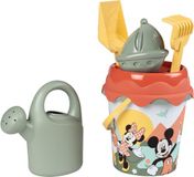 Smoby Strandemmer Micky Minnie, Smoby Life, 17 cm, van gerecycled materiaal, met gieter, zeef, hark, schep en zandvorm, vanaf 18 maanden, gemaakt in Frankrijk (7600862174)
