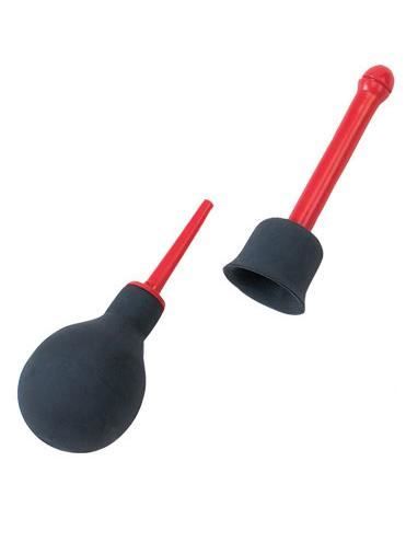 Seven Creations Anale douche - Zwart/Rood - 4890888119422