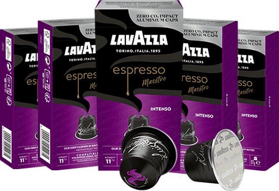 Espresso Intenso - 100 stuks - Nespresso Compatibel - Medium gebrand - Chocoladeachtig