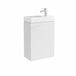 VDD Meuble de toilette avec vasque blanc MDF 40 cm de large