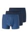 Schiesser 3PACK Shorts - 95/5 Essentials - Onderbroek Heren blauw