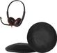 kwmobile 2x oorkussens geschikt voor Plantronics Blackwire C3220 C3320 C310 C320 C3200 - Earpads voor koptelefoon in zwart