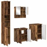 vidaXL Badkamermeubel Set Oud Hout 61 x 35 x 64 cm