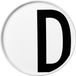 Design Letters assiette D20cm D, Porcelaine, Multi, Rond, Résistant au micro-ondes, Lave-vaisselle, Congélateur, Assiette à petit-déjeuner