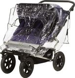 Universele Playshoes - Regenhoes voor duo-buggy - Transparant