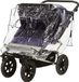 Universele Playshoes - Regenhoes voor duo-buggy - Transparant