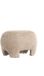 Light & Living Poef Zenica - Bruin - 53x41x38cm - Modern