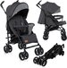 Lionelo Irma Buggy - Zwart/Donker Grijs - Lichtgewicht - Compact Opvouwbaar