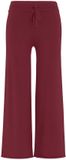 Deha Gebreide Broek Met Wijde Pijp - Fashion Wear - Vrouwen - Rood