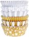 PME Kerstvormpjes met aluminiumcoating, metallic goud en zilver (100 stuks)