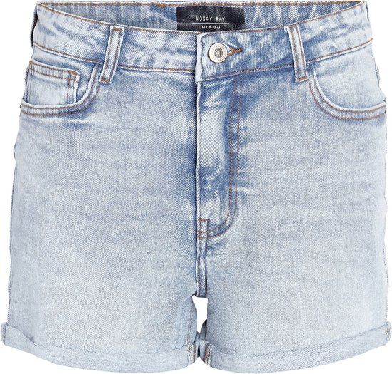 Noisy may Broek Nmmoni Hw Dnm Shorts Az359lb Noos Light Blue Denim - M