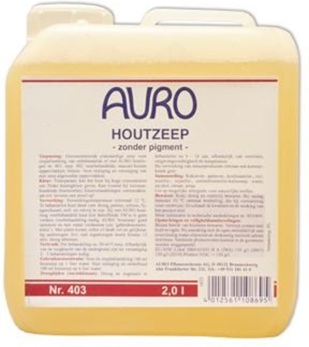 Auro 403 Houtzeep 2,5L