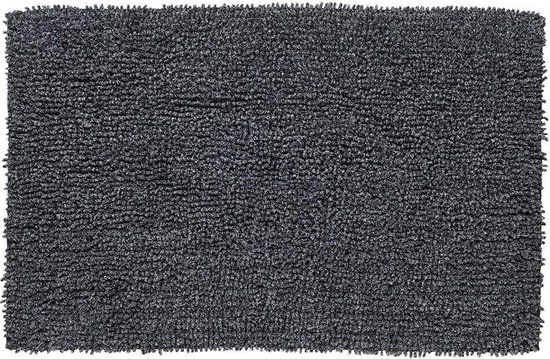 Sealskin Misto Badmat 60x90 cm Zwart - Katoen - Hoogpolig