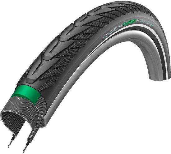 Schwalbe Energizer Plus Greenguard 28 x 2.00" / 50-622 Buitenband - Zwart met Reflectie
