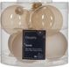 Decoris Kaemingk B.V. Kerstbal glas d6 cm parel 6st kerst