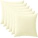 vidaXL Kussen HEERLEN 6 st Crème Polyester