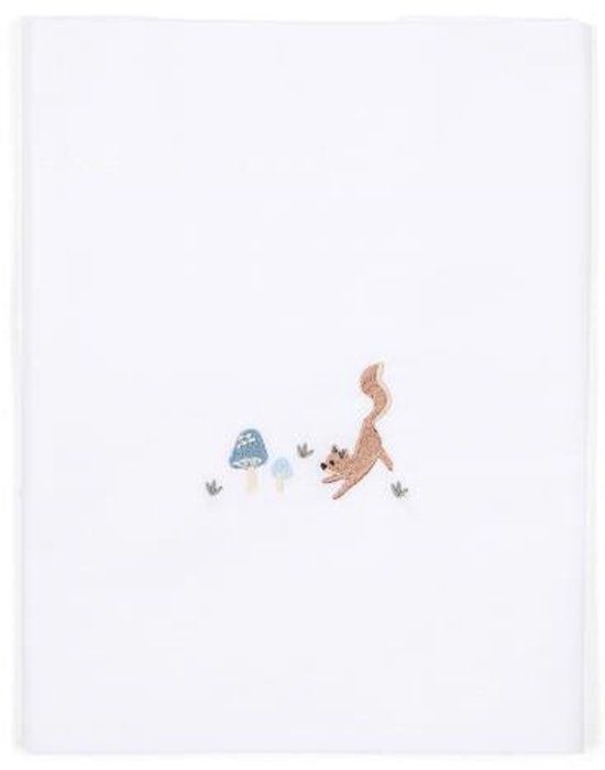 Little Dutch Wieglaken - Wit - Forest Friends