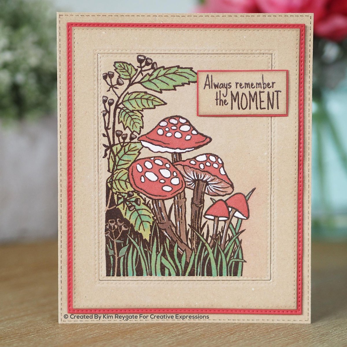 Woodware Woodware Clear stamp - Paddenstoelen - A6 - Polymeer