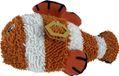 Fofos Tough Nemo Dog Toy, Clownfish, Textile, White/Orange