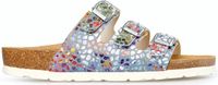 Rohde 5620 55 Slippers Blauw Multi Leer Dames