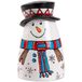 Egan Kerstbel Sneeuwpop Symbool Grootte 6 cm x 9 cm
