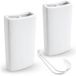 com-four® 2x humidificateur avec chauffage - élément chauffant, humidificateur