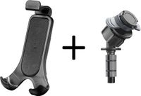 Lampa Optiline® Titan Opti balhoofd Stem bevestiging met universele telefoonhouder motor