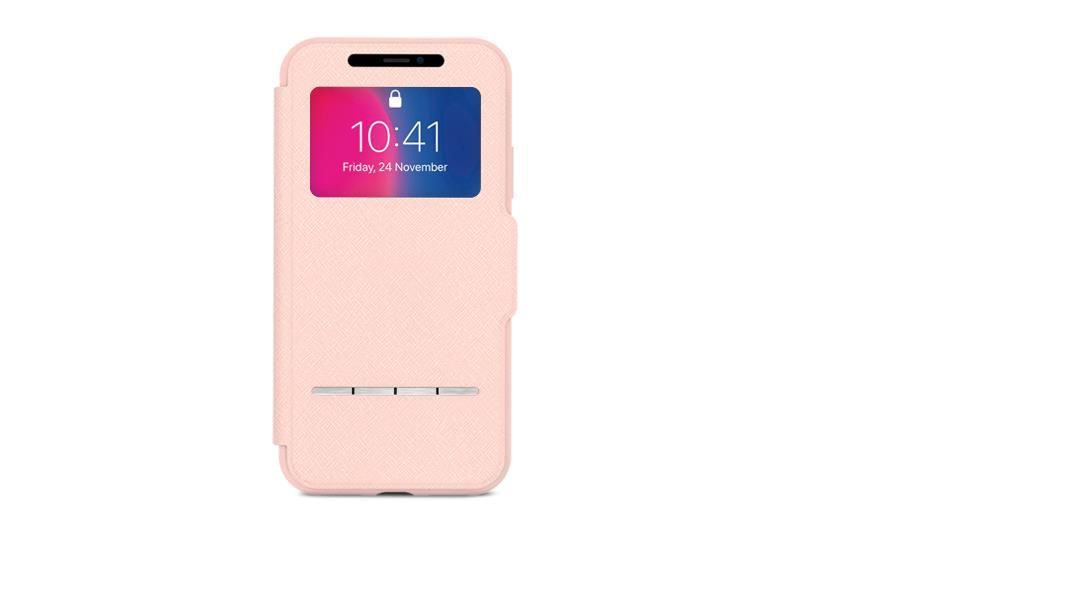 Moshi Sensecover iPhone X Case - Luna Pink