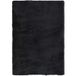 Navarra Tapis Shaggy À Poils Longs Noir 200x290 Cm Polyester