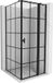 Mexen Mist T cabine de douche porte battante droite 100 x 100 cm