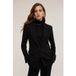 Motivi Blazer croisé en mélange de viscose Noir Taille : 40