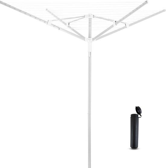 Vonia Droogmolen - Droogmolen met Grondanker - 45 meter Drooglengte - Wit