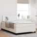 Maison Exclusive - Boxspringbed, crème et blanc, 120 x 190 cm, revêtement en cordura