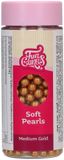 FunCakes Zachte Parels - Medium - Goud - 60 g