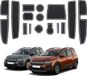 Dacia Jogger Combi 2022-2024 Tapis antidérapant pour console centrale et espace de rangement, protection antichoc et insonorisante