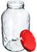 Contenants en verre - Pot de stockage avec couvercle - 5 litres