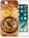 B2Ctelecom iPhone SE 2022 | SE 2020 | 8 | 7 Siliconen Back Cover Kompas