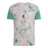 adidas Algerije Trainingsshirt Pre Match - Beige/groen - Maat Large