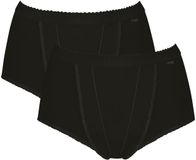 Sloggi Women Control Maxi (2-pack) - dames slip - zwart