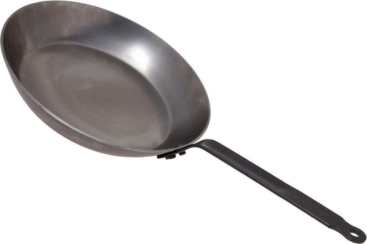 de Buyer Carbone Plus Koekenpan met Rvs Handvat - Ø 28cm - Plaatstaal
