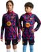 Nike FC Barcelona Strike T-shirt d'entraînement pour enfant à manches longues Rouge Polyester