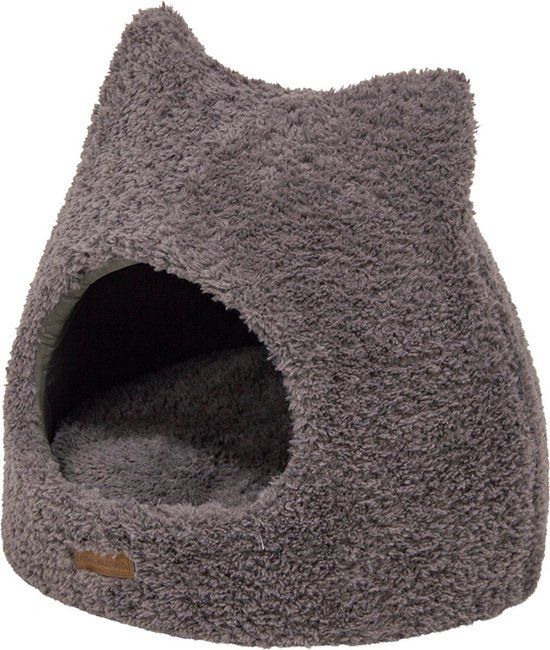 ANIMAL BOULEVARD AB12037 Grijs Pluche Kattenmand Iglo XS