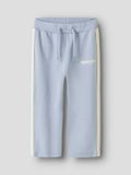 NAME IT Broek pastelblauw / lichtgeel / wit