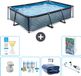 EXIT Toys EXIT Rechthoekig Stone Frame Zwembad - 300 x 200 x 65 cm