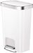 EKO Hana 1 Pédale 2x25 litre Plastique Blanc