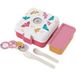 monbento Lunchbox pour enfants avec compartiments Snacky Oiseaux roses