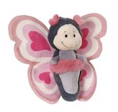 NICI 62615 Love pluche vlinder, 21 cm, in geschenkdoos, roze