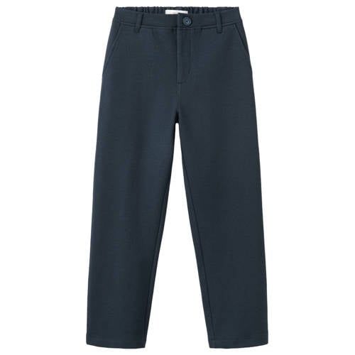 Mango Kids casual broek donkerblauw
